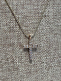 Cookie Lee Gold Plated over Sterling Silver Necklace, 18"-20"