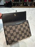 Gucci Black Wallet, 5.5"x4.25"