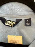 Lands End Blue Fleece Pullover, L