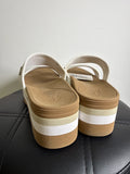 Reef White Horizon Sandals, 9