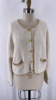 Gap Ivory Wool Blend Cardigan, L