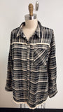 New Doe & Rae Black Top, L