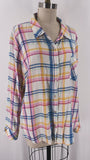 Candance Cameron Bure Plaid Top, XL