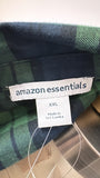 New Amazon Essentials Green/Blue Plaid Dress, XXL