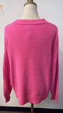 The Drop Pink Sweater, XL
