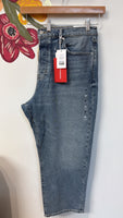 New Lucky Brand 90s Loose High Rise Crop Jeans, 16