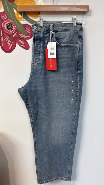 New Lucky Brand 90s Loose High Rise Crop Jeans, 16