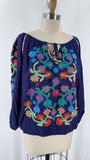 John Mark Blue Top, M