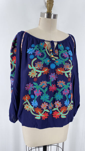 John Mark Blue Top, M