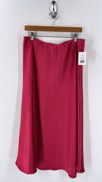 Pink Silky Skirt, XXL