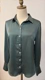 Banana Republic Silky Green Top, S