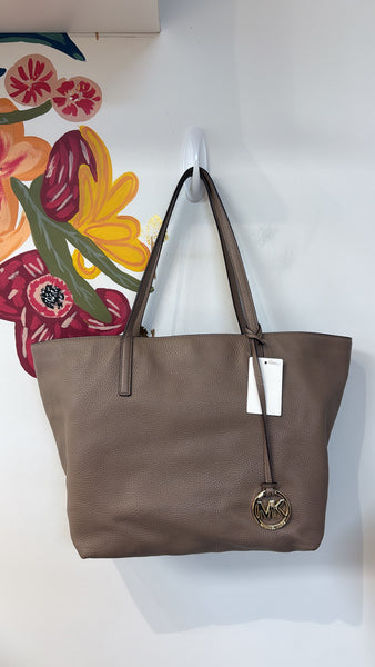Michael Kors Taupe Shoulder Bag, 18"x11"