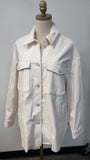 Gianni Bini White Corduroy Jacket, L