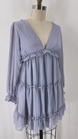 She + Sky Blue Dress, S
