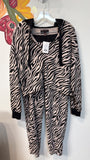 Victoria's Secret 2pc Animal Print Sweatshirt + Joggers, M
