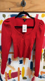 Express Red Sweater, XS
