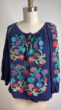 John Mark Blue Top, M