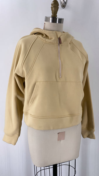 Laslulu Cropped Hoodie Sweatshirt, M