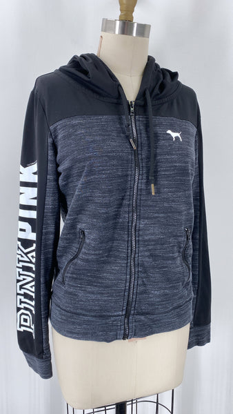 Victoria's Secret Black Hoodie Cardigan, M