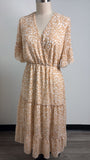 New Simplee Tan Dress, M (no belt)