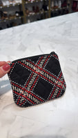 Vera Bradley Black Zippered Pouch, 4"x5"