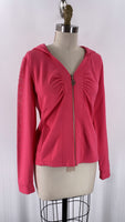 Christine Alexander Pink Hooded Cardigan, M