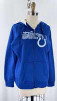 NFL Colts Hoodie Zip Front Pocket Jacket, XL