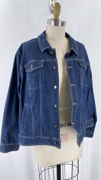 Talbots Denim Jacket, 3X Petite