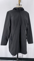 C9 Black Zip Front Hooded Pocket Jacket, XXL