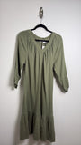 Lucky Brand Green Gauze Dress, S