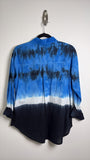 New DKNY Blue Tie Dye Top, S