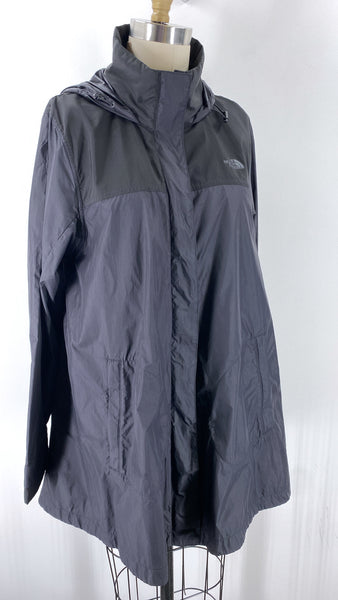 The North Face Black Nylon Hooded Jacket, L