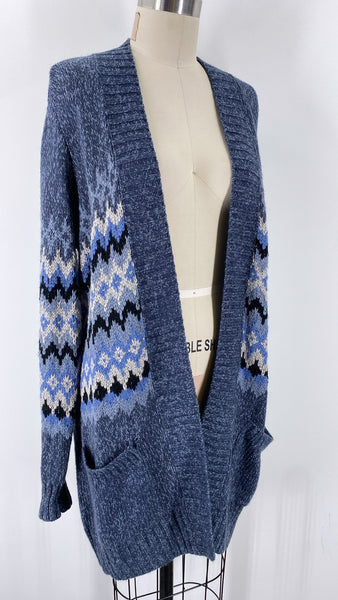 Sonoma Blue Cardigan, L