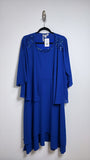 New Grace Karin 2pc Blue Dress + Jacket, 14