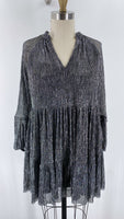 1.State Silver/Black Dress, XS