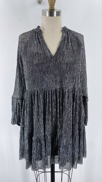 1.State Silver/Black Dress, XS