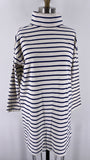 Vineyard Vines Ivory/Blue Stripe Dress, L