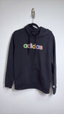 Adidas Black Hoodie Sweatshirt, L