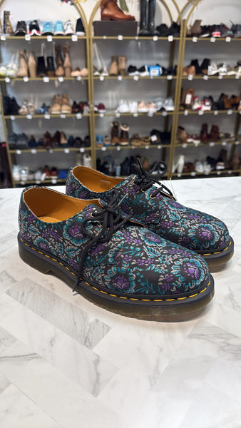 Dr. Martens 1461 Floral Jacquard Oxord Shoes, 10