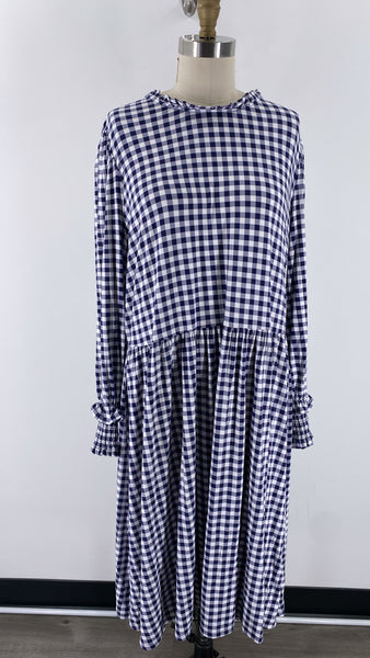 Draper James Blue Gingham Dress, 2X