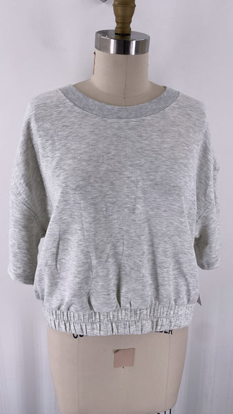New Yogalicious Gray Scuba Top, XL