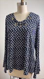 Michael Kors Blue Top, XL