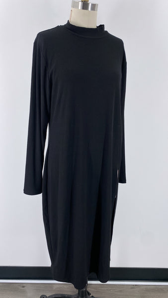 Torrid Black Super Soft Rib Knit Dress, 2X