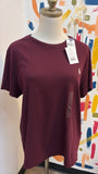 New Polo Ralph Lauren Burgundy Tee, XL