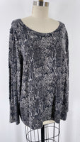 Talbots Snake Print Sweater, 1X