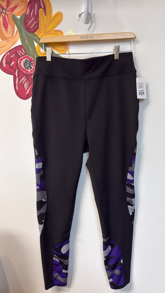 Pop Fit Black Pocket Leggings, XL