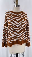 Nine West Animal Print Sweater, M