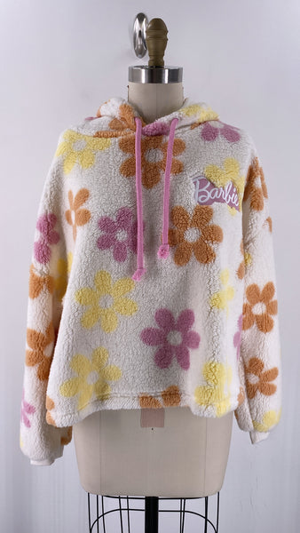 New Barbie Cropped Hoodie Pullover, XL