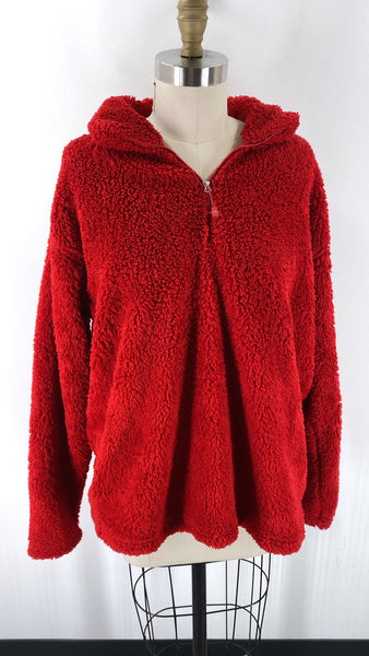 Eddie Bauer Red Pullover, XL