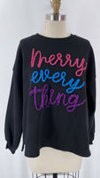 New State of Mine Christmas Black Sweatshirt, M